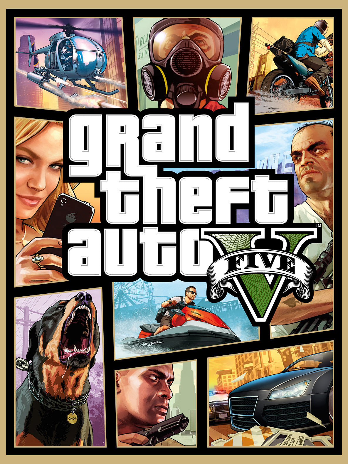 Grand Theft Auto V - carátula